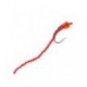 Barbless Holo Flexi Worm Bug Red - 1