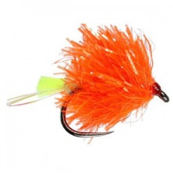 Fab Fire Orange Blob Barbless - 1