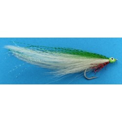 Deceiver Fly Green and White - 1