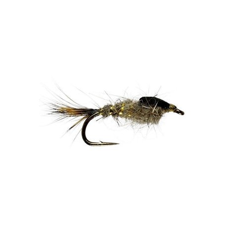 Gold Ribbed Hares Ear Original Barbless (Weighted) - 1