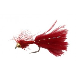 Bh Blood Worm Marabou Red - 1