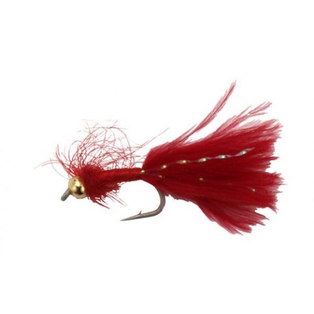 Bh Blood Worm Marabou Red - 1