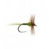 Hatching Olive Hackled Dry Barbless