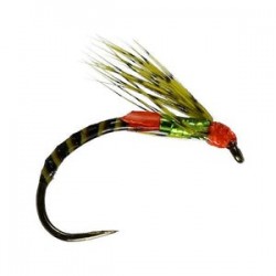 S Film Emerger Buzzer Olive Barbless - 1