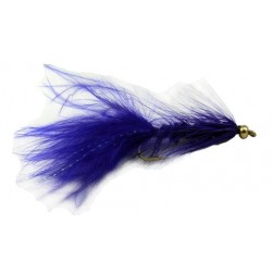 Bead Head Wooly Bugger Streamer Purple - 1