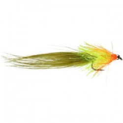 Olive Cut Throat Cat Lure - 1