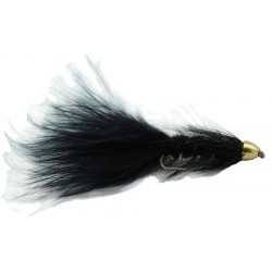 Wooly Bugger Black Conehead Streamer - 1