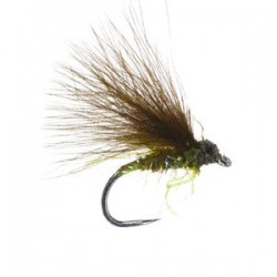 Little Leggy F Fly Olive Barbless - 1