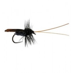 Micro Caddis Black Barbless - 1