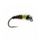 Green Bomb Tungsten Bead Nymph Barbless
