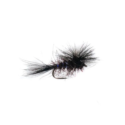 Barbless Hi Viz Black Gnat