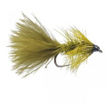 Woolly Bugger Streamer Olive Barbless