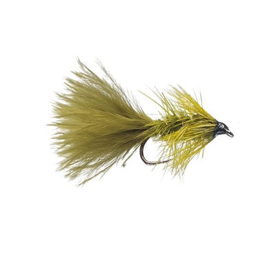 Woolly Bugger Streamer Olive Barbless