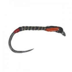 Orange Red Holo Butt Barbless Buzzer - 1