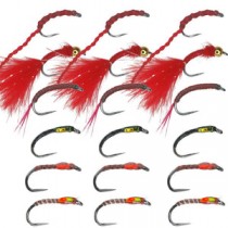 Barbless Bloodworms & Buzzers Boxed Selection