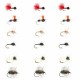 Coarse Fly Selection Silver Fish