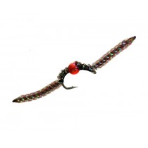Brown Sparkle Worm With Egg