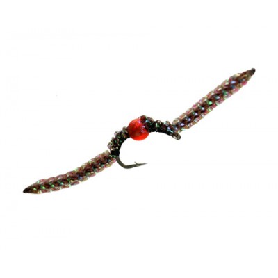 Brown Sparkle Worm With Egg