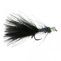 Tungsten River Streamer Black Barbless