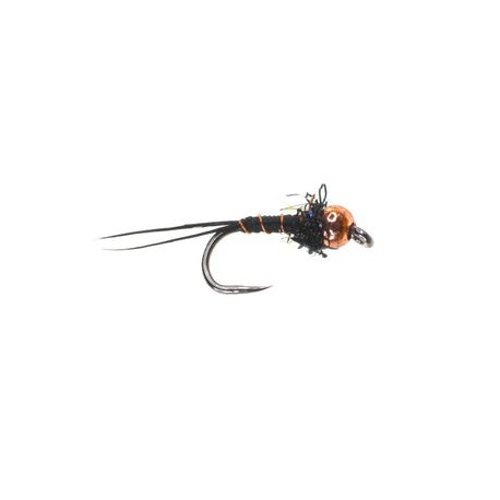 Beaded Black Copperhead Nymph Barbless - 1