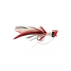 Bass Popper Red White - 1