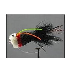 Black Red Deer Bass Popper - 1