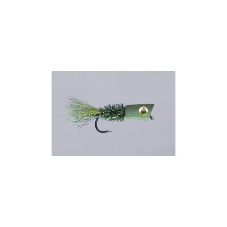 Olive Panfish Popping Bug - 1