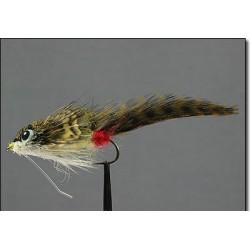 Sculpin Deer Hair Olive Red - 1