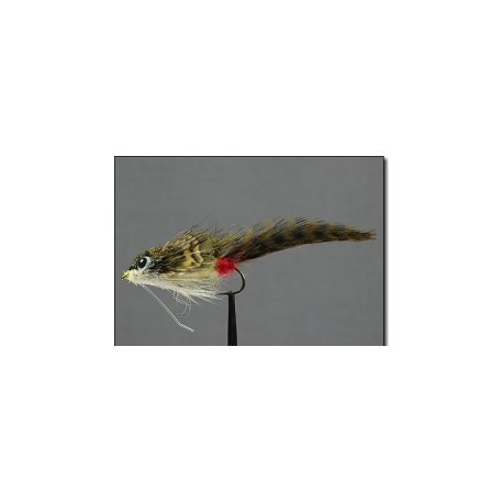 Sculpin Deer Hair Olive Red - 1