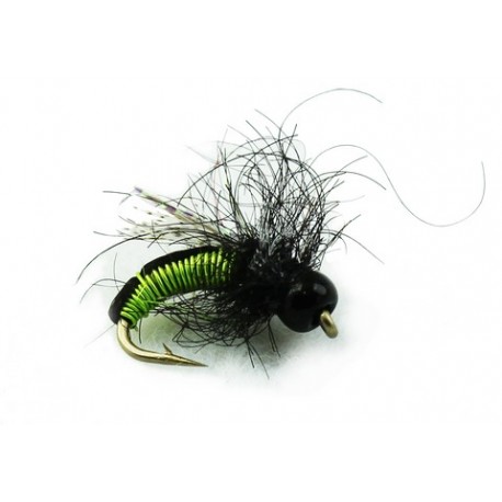 Bead Head Hot Wire Caddis Chartruese - 1