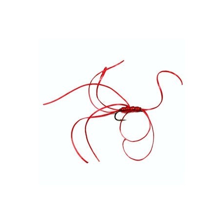 Red Beaded Quad Bloodworm - 1